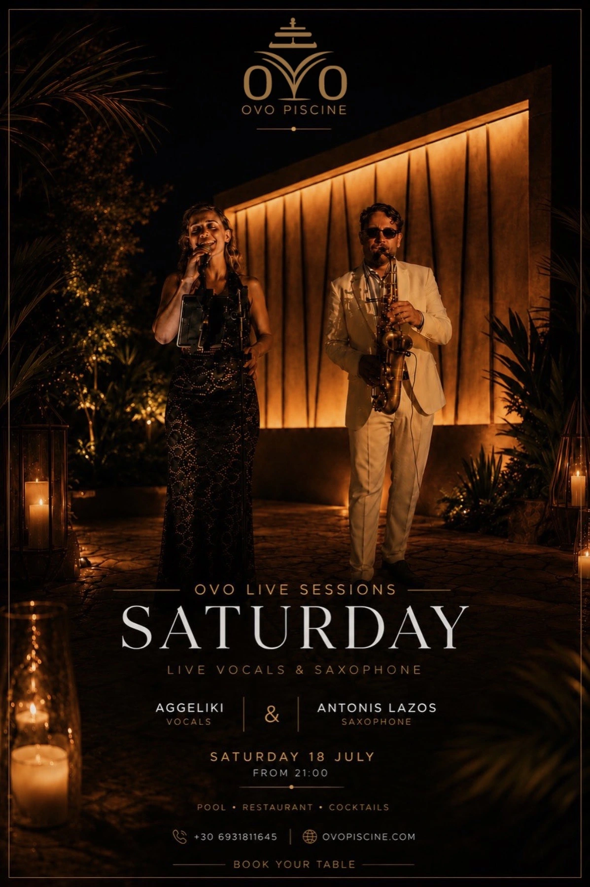 OvO Live Sessions Saturday — Aggeliki & Antonis Lazos